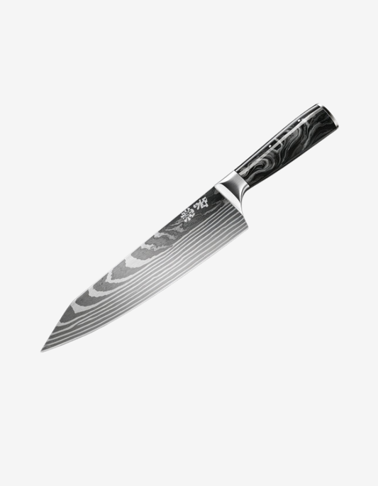 Couteau japonais acier inoxydable manche en résine