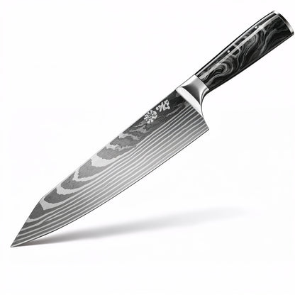 Couteau japonais acier inoxydable manche en résine